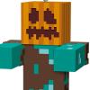 imageHallmark Keepsake Halloween Ornament 2024 Minecraft Drowned with Carved Pumpkin Gifts for GamersMinecraft