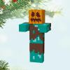 imageHallmark Keepsake Halloween Ornament 2024 Minecraft Drowned with Carved Pumpkin Gifts for GamersMinecraft