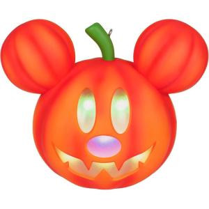 imageHallmark Keepsake Halloween Ornament 2024 Minecraft Drowned with Carved Pumpkin Gifts for GamersMickey Mouse JackoLantern