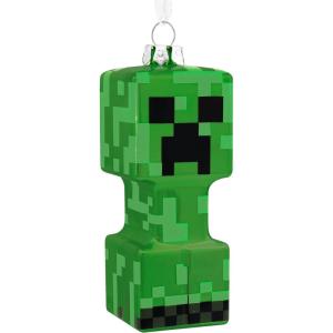 imageHallmark Minecraft Creeper on TNT Christmas OrnamentCreeper Glass