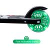 image2 Wheel Kick Scooter with Light Up Wheels  Foldable NonSlip Deck Comfortable ampamp Smooth RideMinecraft