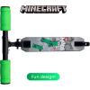 image2 Wheel Kick Scooter with Light Up Wheels  Foldable NonSlip Deck Comfortable ampamp Smooth RideMinecraft