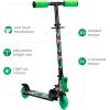 image2 Wheel Kick Scooter with Light Up Wheels  Foldable NonSlip Deck Comfortable ampamp Smooth RideMinecraft