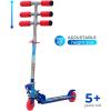image2 Wheel Kick Scooter with Light Up Wheels  Foldable NonSlip Deck Comfortable ampamp Smooth RideSonic the Hedgehog