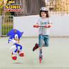 image2 Wheel Kick Scooter with Light Up Wheels  Foldable NonSlip Deck Comfortable ampamp Smooth RideSonic the Hedgehog
