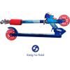 image2 Wheel Kick Scooter with Light Up Wheels  Foldable NonSlip Deck Comfortable ampamp Smooth RideSonic the Hedgehog