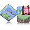 imageAccutime Microsoft Minecraft Kids Digital Watch  LED Flashing Light LCD Display Kids Girls Watch Silicone Strap in Pink Model Min4031AZ