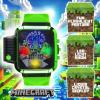 imageAccutime Minecraft Creeper Merch  Kids Digital Watch with LED Flashlight Light Show and Green Creeper Design  Officially Licensed Minecraft Toy Watch for Boys and Girls Ages 3