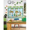 imageEureka Minecraft Building A Great Year Classroom Bulletin Board Set for Teachers 33 Pieces