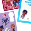 imageHallmark Kids LOL Surprise Valentines Day Cards and Stickers Assortment 12 Classroom Cards with EnvelopesSurprise Dolls