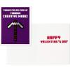 imageHallmark Minecraft Valentines Day Cards for Kids 32 Valentine Cards 35 Stickers 1 Teacher Card