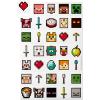 imageHallmark Minecraft Valentines Day Cards for Kids 32 Valentine Cards 35 Stickers 1 Teacher Card