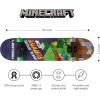 imageMinecraft 31 inch Skateboard 9ply Maple Deck Skate Board for Cruising Carving Tricks and DownhillSurvive
