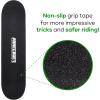 imageMinecraft 31 inch Skateboard 9ply Maple Deck Skate Board for Cruising Carving Tricks and DownhillSurvive