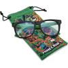 imageMinecraft Blue Light Blocking Glasses with Pouch Computer Glasses and Video Gaming Eyewear ProtectionGreenBlack