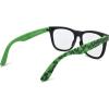 imageMinecraft Blue Light Blocking Glasses with Pouch Computer Glasses and Video Gaming Eyewear ProtectionGreenBlack