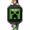 imageMinecraft Kids LED Smartwatch Interactive GamingThemed Watch 10 Changeable Faces Step Counter Calculator Games Selfie Cam Alarm ampamp Timer Printed Silicone Straps  Fits Wrists 55quot80quot