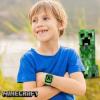 imageMinecraft Kids LED Smartwatch with 10 Creeper and Mob Watch Faces Step Counter Selfie Camera Video Recorder Voice Recorder Timer Fun Games Calculator and Wallpapers  Fits Wrists 55quot80quot