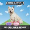 imageMinecraft for Pets 9quot Alex Figure Plush Squeak Toy for Dogs  Officially Licensed Mojang Studios Pet Products  Alex Miner Plush Dog Toy with Squeaky Gifts for Kids Who Love Video GamesLeucistic Axolotl Plush  Steve