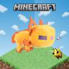 imageMinecraft for Pets 9quot Alex Figure Plush Squeak Toy for Dogs  Officially Licensed Mojang Studios Pet Products  Alex Miner Plush Dog Toy with Squeaky Gifts for Kids Who Love Video GamesGold Axolotl