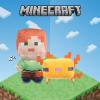 imageMinecraft for Pets 9quot Alex Figure Plush Squeak Toy for Dogs  Officially Licensed Mojang Studios Pet Products  Alex Miner Plush Dog Toy with Squeaky Gifts for Kids Who Love Video GamesGold Axolotl Plush  Alex
