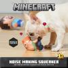 imageMinecraft for Pets 9quot Alex Figure Plush Squeak Toy for Dogs  Officially Licensed Mojang Studios Pet Products  Alex Miner Plush Dog Toy with Squeaky Gifts for Kids Who Love Video GamesSteve  Alex Plush