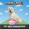 imageMinecraft for Pets 9quot Alex Figure Plush Squeak Toy for Dogs  Officially Licensed Mojang Studios Pet Products  Alex Miner Plush Dog Toy with Squeaky Gifts for Kids Who Love Video GamesLeucistic Axolotl