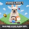imageMinecraft for Pets 9quot Alex Figure Plush Squeak Toy for Dogs  Officially Licensed Mojang Studios Pet Products  Alex Miner Plush Dog Toy with Squeaky Gifts for Kids Who Love Video GamesSteve  Alex Plush