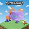 imageMinecraft for Pets 9quot Alex Figure Plush Squeak Toy for Dogs  Officially Licensed Mojang Studios Pet Products  Alex Miner Plush Dog Toy with Squeaky Gifts for Kids Who Love Video GamesBlue Axolotl