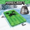 imageOfficially Licensed Minecraft Inflatable Creeper Snow Sled for Kids  DurableEasy to Inflate  Large 48quot