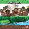 imageOfficially Licensed Minecraft RideOn Turtle Pool Raft Float  Dive into Beach Biome Fun Oversized 72quotx72quot