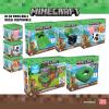 imageOfficially Licensed Minecraft RideOn Turtle Pool Raft Float  Dive into Beach Biome Fun Oversized 72quotx72quot