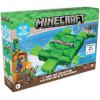 imageOfficially Licensed Minecraft RideOn Turtle Pool Raft Float  Dive into Beach Biome Fun Oversized 72quotx72quot