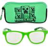 imageMinecraft Blue Light Blocking Glasses for Kids with Case Boys Computer Video Gaming Glasses Age 210 Eyewear Protection GreenBlackGreenBlack