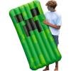imageOfficially Licensed Minecraft Creeper Pool Float  Easy Inflation Oversized 72quotx36quot Durable Vinyl