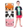 imagePLAYVIEW BRANDS Officially Licensed Minecraft Animal Mob Head Beach Cubes Pack of 3 Durable Pool Balls PigPandaFox
