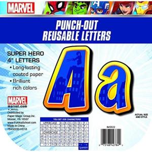imageEureka Minecraft Letter Number Punctuation Mark and Symbol Classroom Decorations for Teachers 375quot H 176 PiecesMarvel Avengers