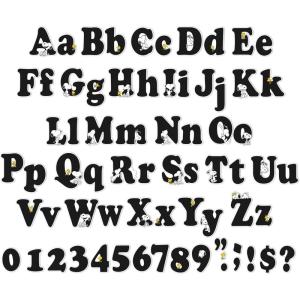 imageEureka Minecraft Letter Number Punctuation Mark and Symbol Classroom Decorations for Teachers 375quot H 176 PiecesPeanuts