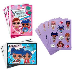 imageHallmark Kids LOL Surprise Valentines Day Cards and Stickers Assortment 12 Classroom Cards with EnvelopesSurprise Dolls