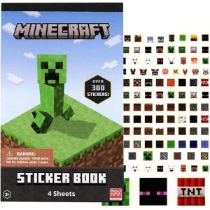 imageInnovative Designs Minecraft 4 Sheet Sticker Pad 200 Stickers