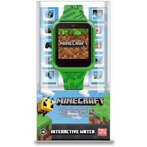 imageMinecraft Kids Smart Watch  Touchscreen Interactive Watch with 10 Customizable Clock Faces Builtin Camera Video Recorder Alarm Calculator Games ampamp Pedometer  Fits Wrists 55quot to 8quot