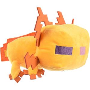 imageMinecraft for Pets 9quot Alex Figure Plush Squeak Toy for Dogs  Officially Licensed Mojang Studios Pet Products  Alex Miner Plush Dog Toy with Squeaky Gifts for Kids Who Love Video GamesGold Axolotl