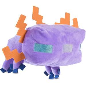 imageMinecraft for Pets 9quot Alex Figure Plush Squeak Toy for Dogs  Officially Licensed Mojang Studios Pet Products  Alex Miner Plush Dog Toy with Squeaky Gifts for Kids Who Love Video GamesBlue Axolotl