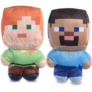 imageMinecraft for Pets 9quot Alex Figure Plush Squeak Toy for Dogs  Officially Licensed Mojang Studios Pet Products  Alex Miner Plush Dog Toy with Squeaky Gifts for Kids Who Love Video GamesSteve  Alex Plush