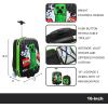 imageBioworld Minecraft Creeper 2Pack Carry On Luggage SetMinecraft Creeper Green 2pack