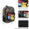 imageBioworld Minecraft Creeper 2Pack Carry On Luggage SetPokemon Stripes Black 2pack