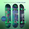 imageMinecraft  31quot Lenticular Skateboard with Pro Trucks Full Grip Tape 9Ply Maple Deck Ideal for All Experience Levels