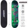 imageMinecraft  31quot Lenticular Skateboard with Pro Trucks Full Grip Tape 9Ply Maple Deck Ideal for All Experience Levels
