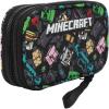 imageMinecraft Creatures 4quot Black Tech Cable Organizer Travel Case