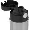 imageTHERMOS FUNTAINER 16 Ounce Plastic Hydration Bottle with Spout MINECRAFTBlack